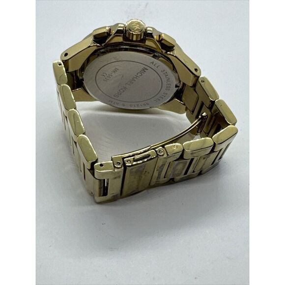 Michael Kors Camille MK5635 Women Gold Stainless Steel Dial Quartz Watch JNA762 main image 8